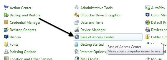 ease of access
