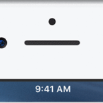 ios iphone status bar crop