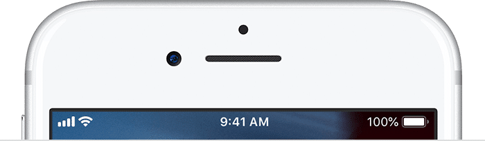 ios iphone status bar crop