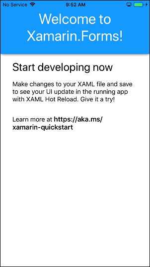 run blank ios